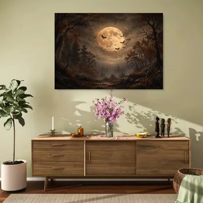 1 Piece Wrapped Canvas Wall Art