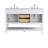 Vicini 54" Double Bathroom Vanity Set-1105960576