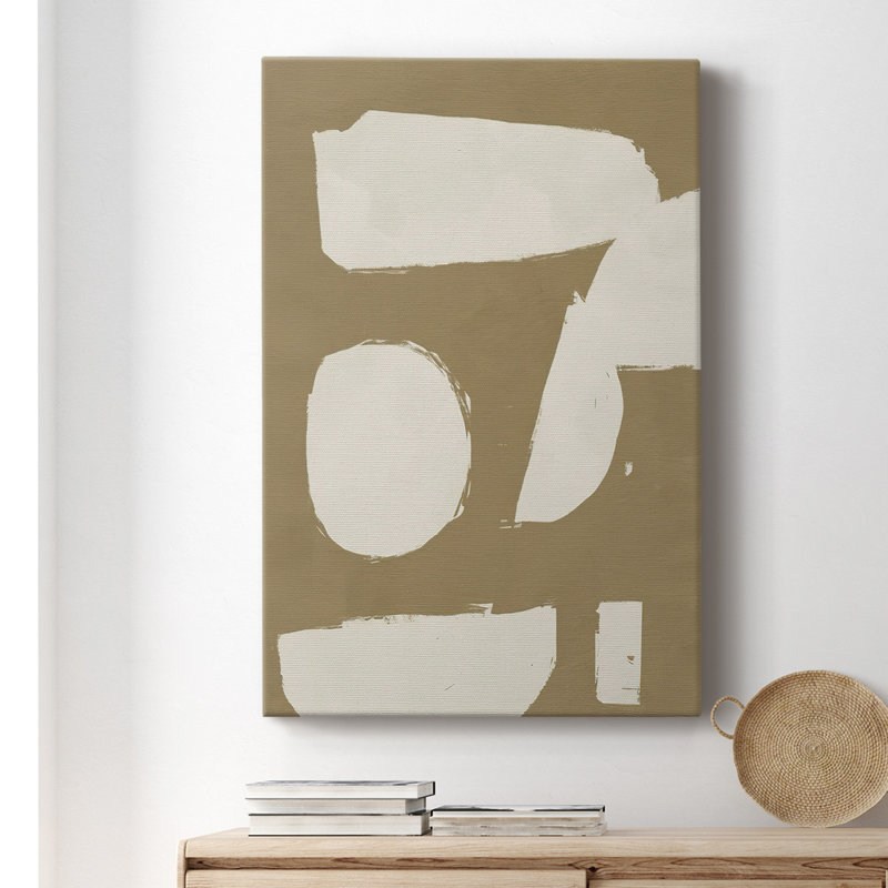 Chunky Abstract I - Wrapped Canvas Print, 27" H x 16" W x  1.5" D