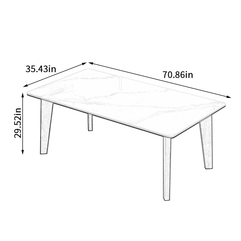 Folco, H 29,52 po x L 70,86 po x l 35,43 po