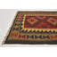 Tapis de zone en laine 3 pi 2 po x 6 pi 4 po one-of-kind à la main noué la Lorain