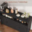 Buffet/meuble de rangement de 55 pouces avec 4 portes-1532239341