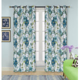 Polyester Room Darkening Curtain Pair