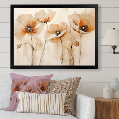 Blossoms Of Grace Minimalisme Coquelicots IV