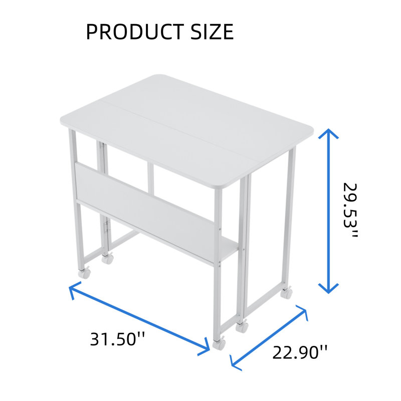 Small Foldable Stackable Desk For Small Spaces