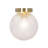 Prismatic 1-Light Flush Mount - Brushed Gold-767213062