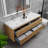 Comptche 59'' Double Bathroom Vanity with Acrylic Top-2100243369