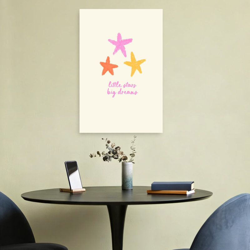 Littlestarsbigdream Playful Abstract Contemporary Landscape Nature, impression d'art mural, H 24 po x l 16 po