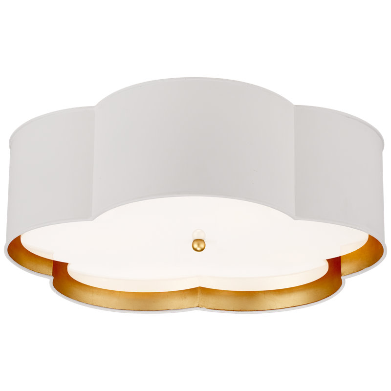 kate spade new york Bryce Large Flower Flush Mount, Gold