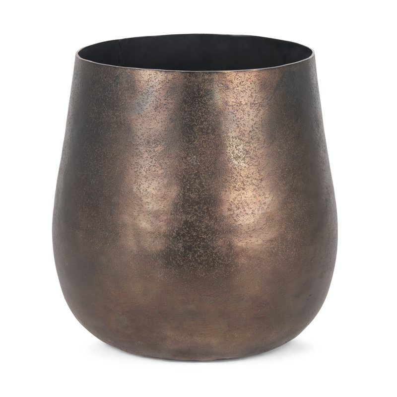 Joeisha Metal Table Vase, 9" H x 9" W x 9" D