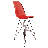 Juhani Modern Acrylic Bar Stool with Chrome Steel Frame, 29.5" High Backless Ghost Stool for Kitchen Island & Pub Table, Heavy-Duty 300lb Capacity, Transparent Lucite Seating with Footrest-1166167603