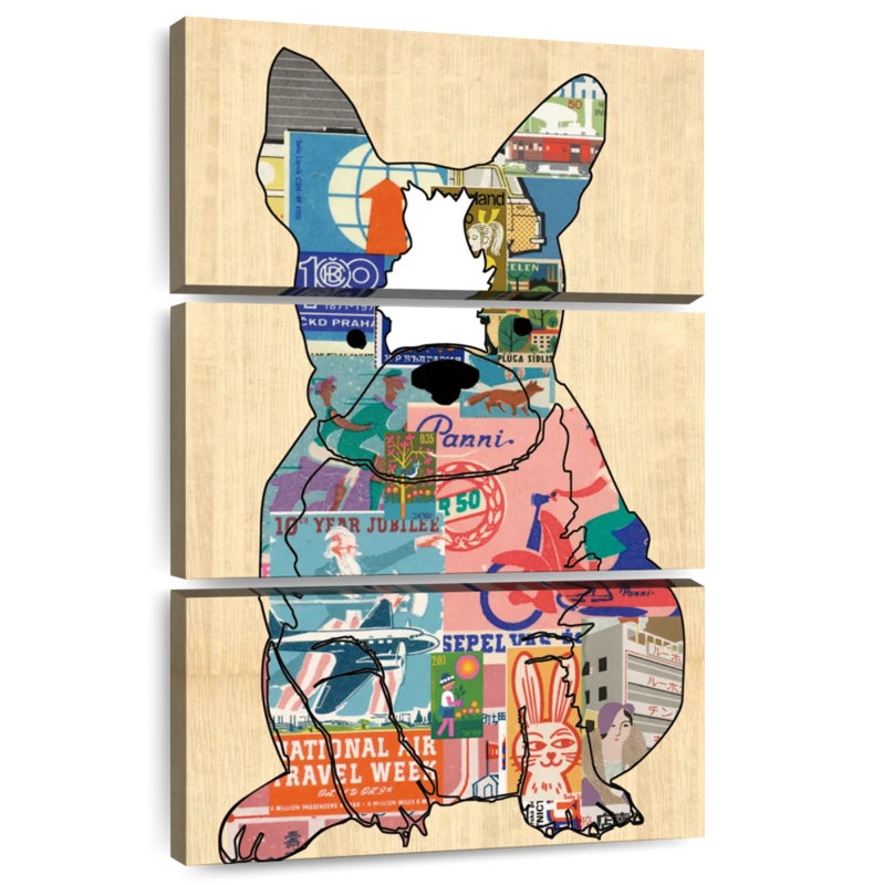 Brampt Puppy Collage Cute, 65" H x 42" W