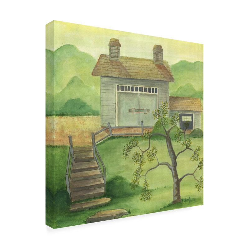 Bolog Cheryl Bartley Barn 2 Canvas Art, 18" H x 18" W