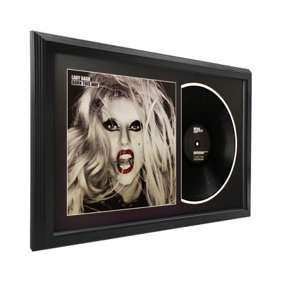 Lady Gaga "Born This Way" Framed Record with Black Mat