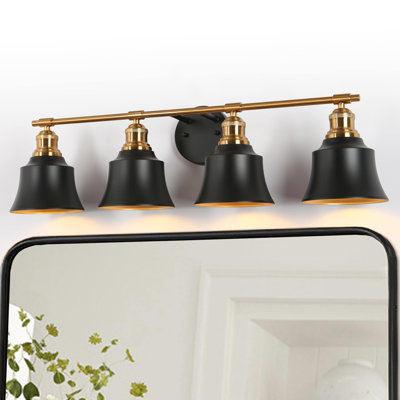 Dimmable 3-Light Bathroom Vanity Light