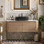 Wall Mounted Single Double Single Vanity Bathroom Vanity With Engineered Marble Top-515437800