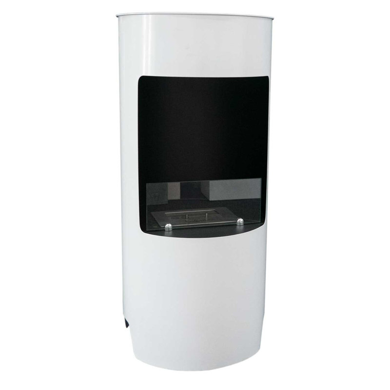 Symple Stuff 45cm W White Bio-Ethanol Fireplace