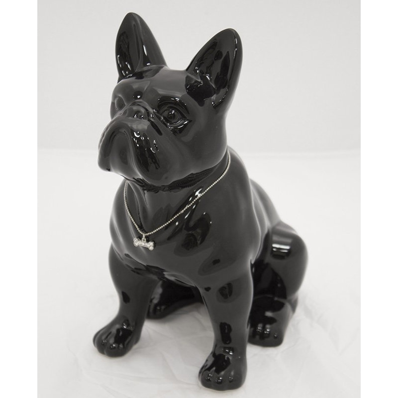 Altamese Figurines & Sculptures, 31.5cm H x 28cm W x 17cm D, Black/Silver