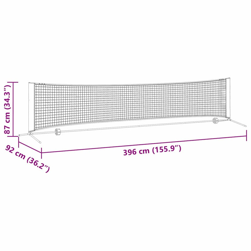 VidaXL, 87cm H x 396cm W x 92cm D