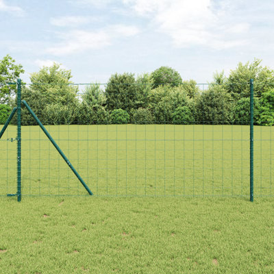 120cm H x 2500cm W Metal Border Fencing