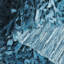 Tapis bleu clair en cuir noué à la main Godsey-803657312