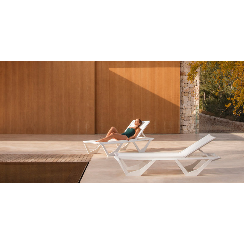 Voxel 78.75'' Long Reclining Chaise Lounge Set