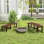 Daenerys Solid Wood Outdoor Bench