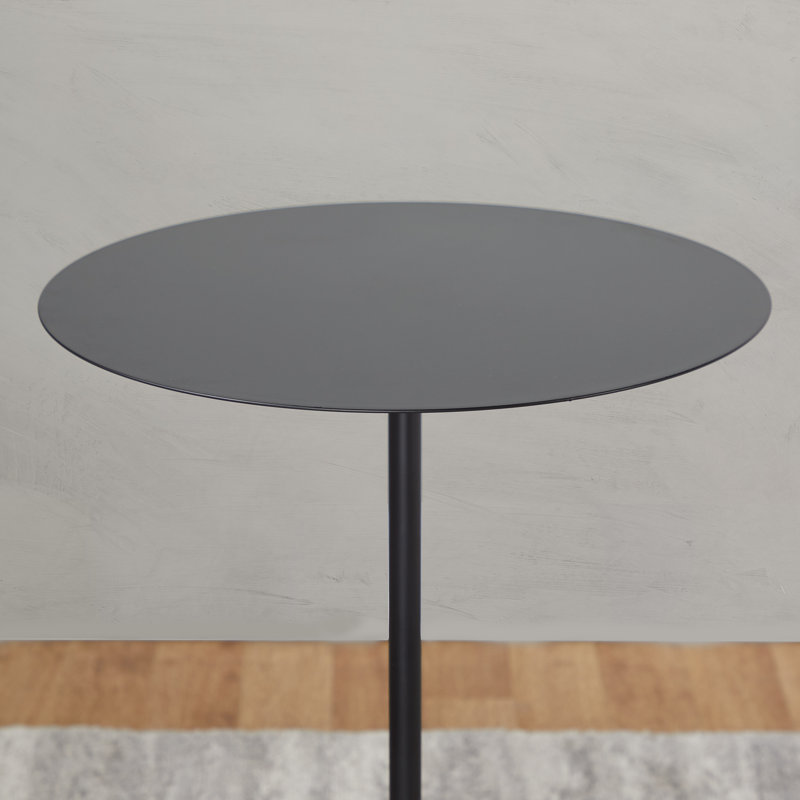Pursley End Table, White Marble, Gold