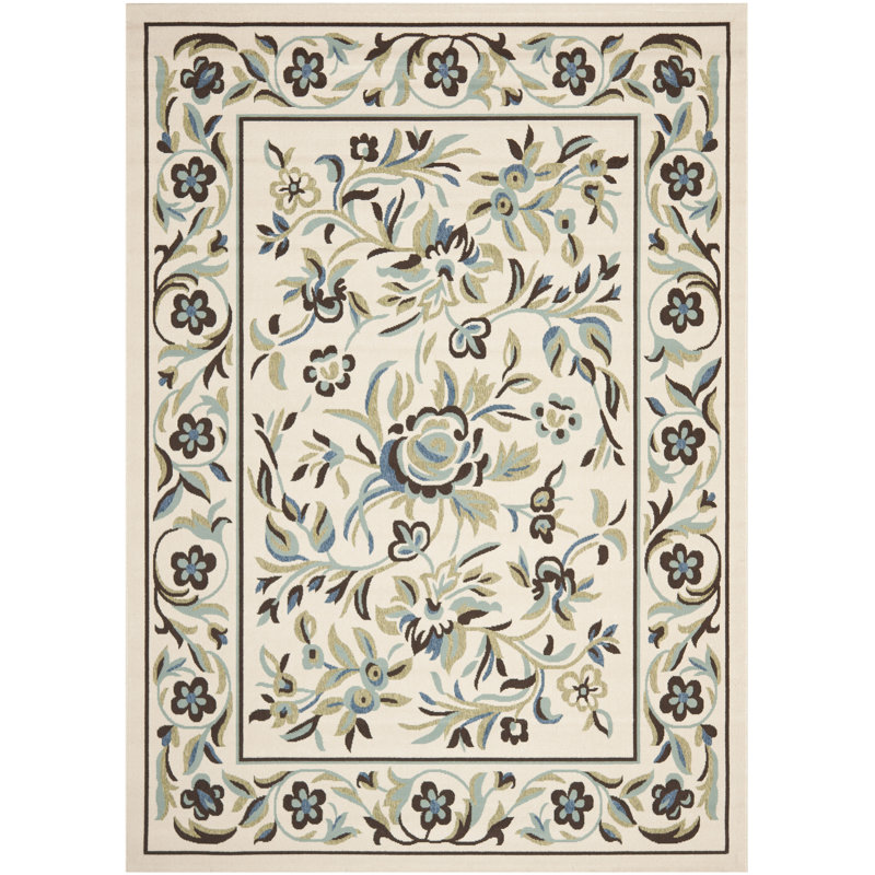 Centeno Veranda Performance Floral Indoor/Outdoor Area Rug, Rectangle 8' x 11'