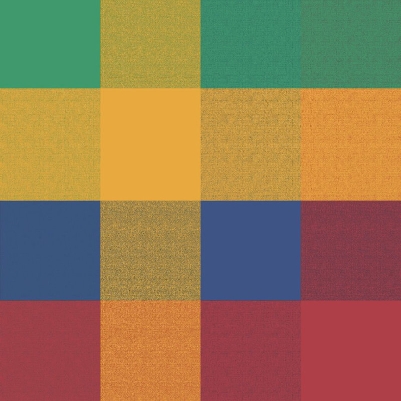 Cotton Chequered Duvet Cover Set with Pillowcases