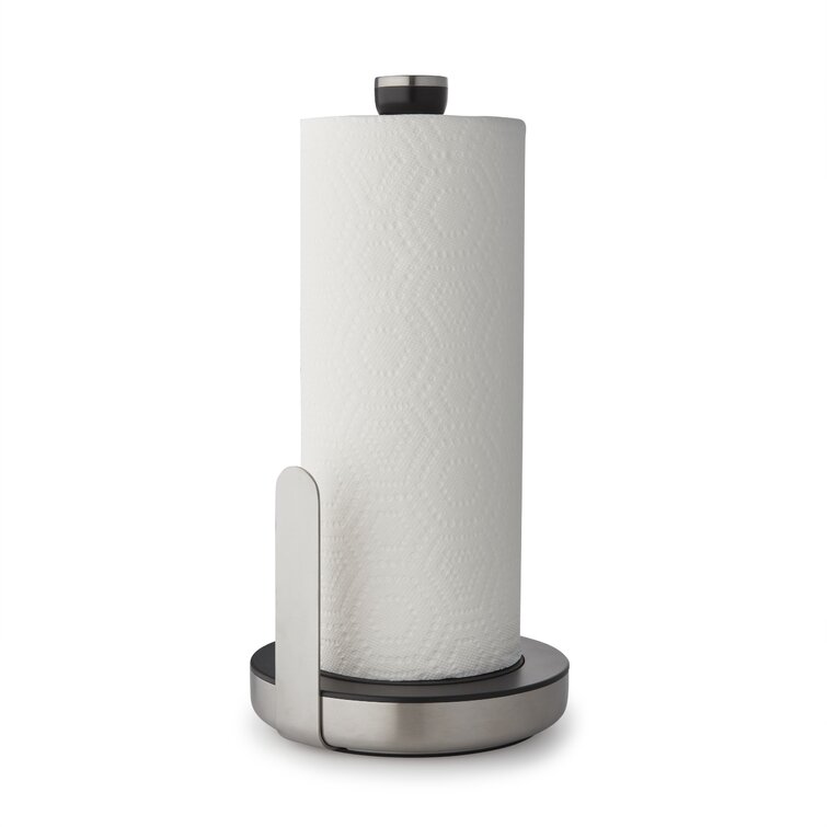 Countertop Freestanding Paper Towel Holder with Weighted Base Suction Cups Latitude Run