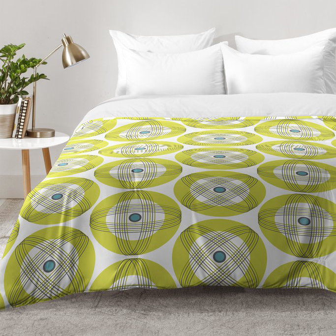 Heather Dutton Modern & Contemporary Geometric Shapes Comforter Set (Set of 2) Deny Designs 