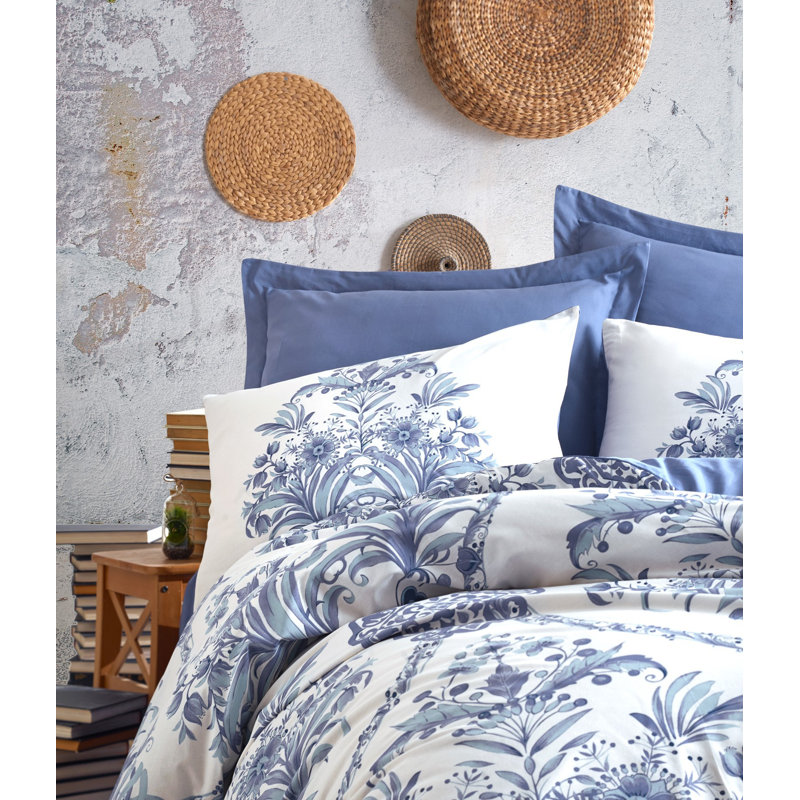 Ensemble de housse de couette 100% coton 3 pièces Berrilee