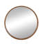 Miroir mural rond en bois D39,4 "x3"