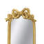 Ensemble de 2 appliques murales dorées à miroir avec porte-bougie décorative en fer