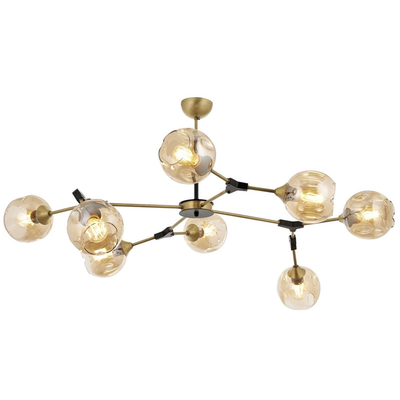 Lustre linéaire moderne à 8 lumières Spunik