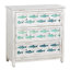 Commode décorative carrée 3 tiroirs Amias