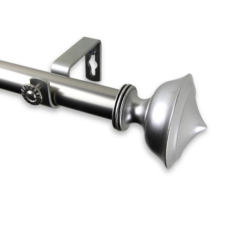 Tringle à rideaux simple Moffat, l 120 po à 170 po, Doré clair