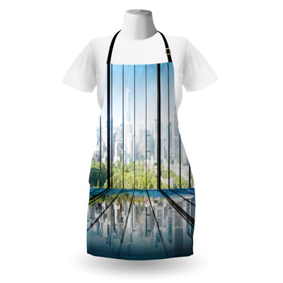 No Pattern Bib Apron