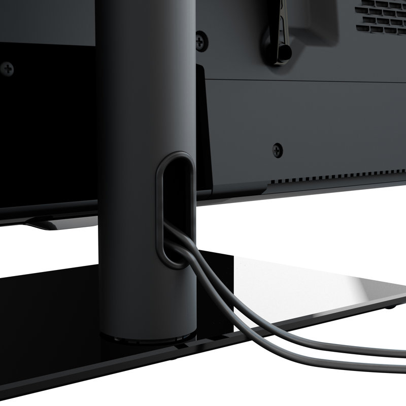 Support de bureau fixe noir Lejoyce pour une capacité de 99 lb