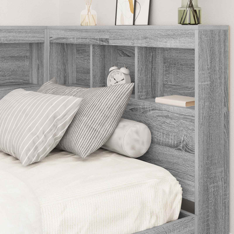 Headboard, Grey Sonoma