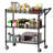 3tier Heavy Duty Rolling Utility Cart, H,commercial Grade Metal Cart ,trolley Serving Storage Cart For Kitchen.-1408337684-1402833010