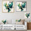 Bleu foncé, turquoise et or I-1555386624-1555386633