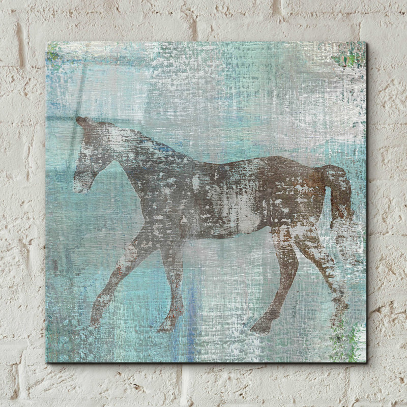 "Cheval I flippé brun" par Studio Mousseau, H 12 po x l 12 po x P 0,13 po