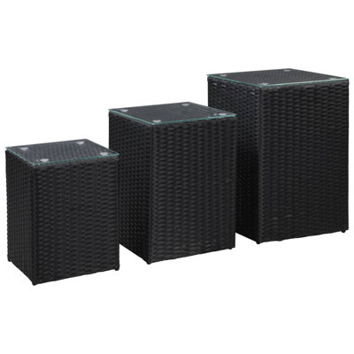 Rattan Side Table