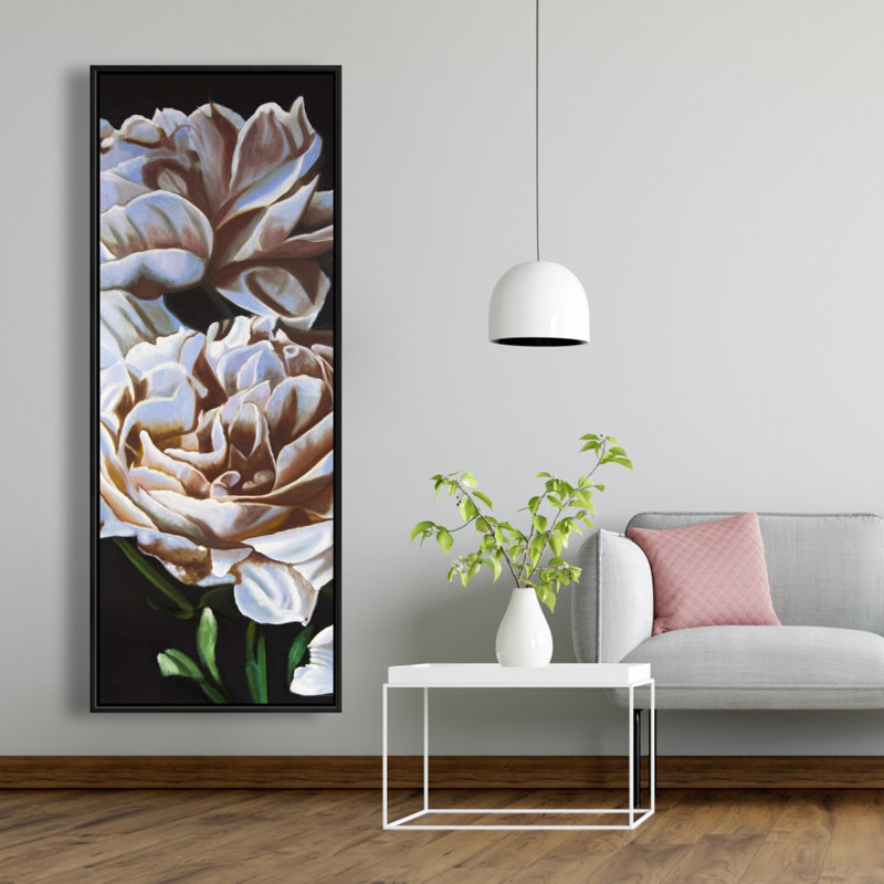 Peonies Print On Canvas