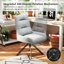 Chaise simple en chenille de couleur unie-2050133107