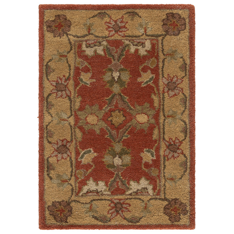 Tapis oriental en laine / coton / latex touffeté à la main Dunbar, Rectangulaire 2 pi x 3 pi