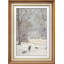 Paysage de traîneau d'hiver, impression sur papier-91356154-91356153