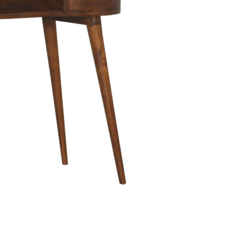 Koreyon Oval Solid Wood Writing Desk